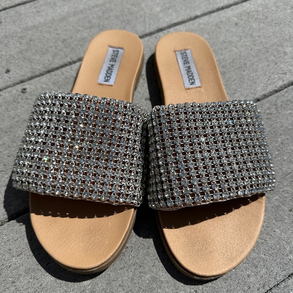 Steve Madden Rhinestone Sandals - Picture 8 of 8